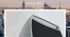 Desktop Screenshot of max-net.ro